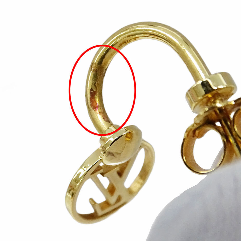 LOUIS VUITTON Gold Earrings - Picture 9 of 11